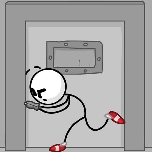 swfchan: Escaping the Prison - help stickman escape from prison in this game .swf